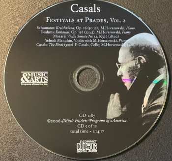 12CD/Dobozkészlet Pablo Casals: Casals Festivals At Prades, Vol. 2 