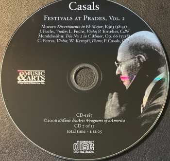 12CD/Dobozkészlet Pablo Casals: Casals Festivals At Prades, Vol. 2 