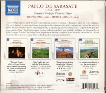 4CD/Dobozkészlet Pablo De Sarasate: Complete Works For Violin & Piano