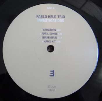 LP Pablo Held Trio: Investigations
