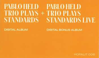 CD Pablo Held: Trio Plays Standards