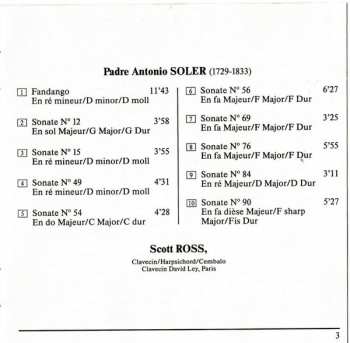 CD Scott Ross: Fandango / 9 Sonatas