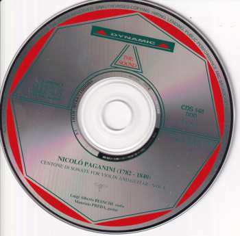 3CD/Dobozkészlet Niccolò Paganini: Centone Di Sonate For Violin And Guitar - Complete Edition