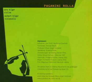 2CD Niccolò Paganini: Italienische Duette Für Violine Und Violoncello
