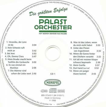 2CD Palast Orchester Mit Seinem Sänger Max Raabe: Die Größten Erfolge