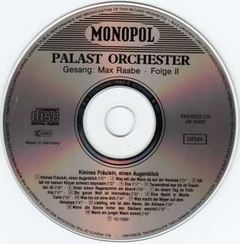 CD Palast Orchester Mit Seinem Sänger Max Raabe: Folge 2