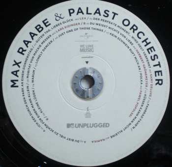 2LP Palast Orchester Mit Seinem Sänger Max Raabe: MTV Unplugged