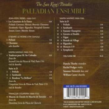 CD Palladian Ensemble: The Sun King's Paradise 