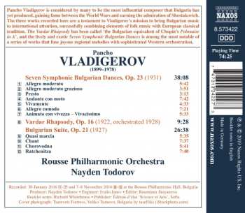 CD Pancho Vladigerov: Bulgarian Suite