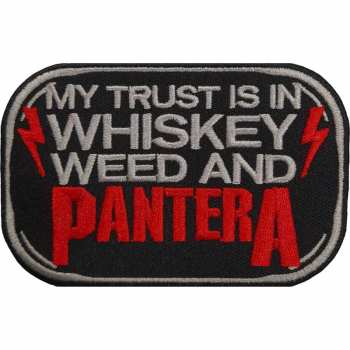 Merch Pantera: Felvarró Whiskey