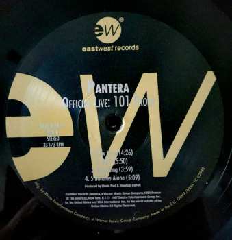 2LP Pantera: Official Live: 101 Proof