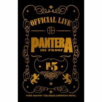 Merch Pantera: Textil poszter 101 Proof