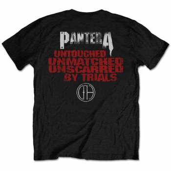 Merch Pantera: Tričko Horned Skull Stencil  S