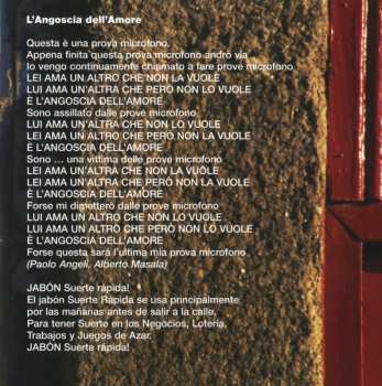 CD Paolo Angeli: Nita L'Angelo Sul Trapezio (An Imaginary Soundtrack)