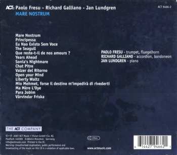 CD Paolo Fresu: Mare Nostrum