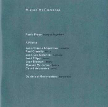 CD Paolo Fresu: Mistico Mediterraneo