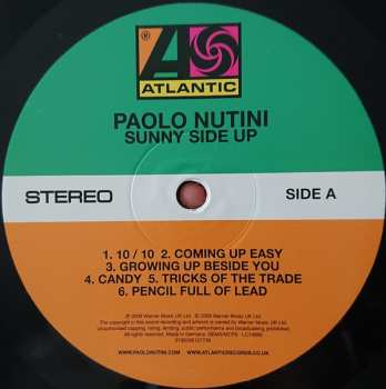 LP Paolo Nutini: Sunny Side Up