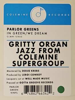 LP Parlor Greens: In Green / We Dream CLR