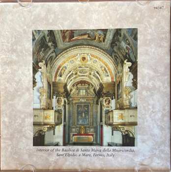 CD Bernardo Pasquini: Sonatas For Two Organs