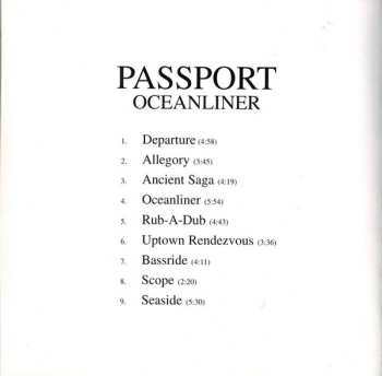CD Passport: Oceanliner