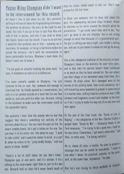 LP Wiley Champion: I Just Want To Be A Good Man