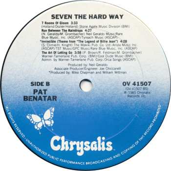 LP Pat Benatar: Seven The Hard Way