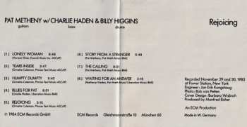 CD Charlie Haden: Rejoicing