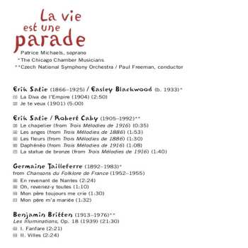 CD Czech National Symphony Orchestra: La Vie Est une Parade