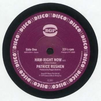 Album Patrice Rushen: Haw-Right Now / Kickin' Back