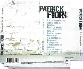 CD Patrick Fiori: Si On Chantait Plus Fort...