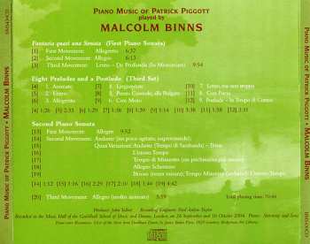 CD Malcolm Binns: Piano Music Of Patrick Piggott 