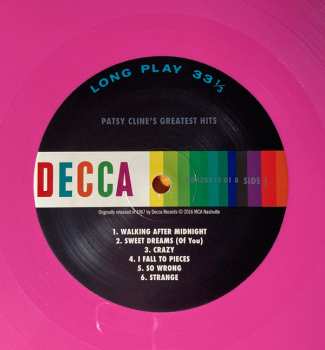 LP Patsy Cline: Greatest Hits CLR