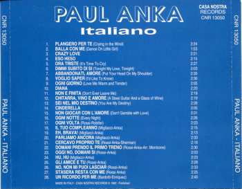 CD Paul Anka: Italiano