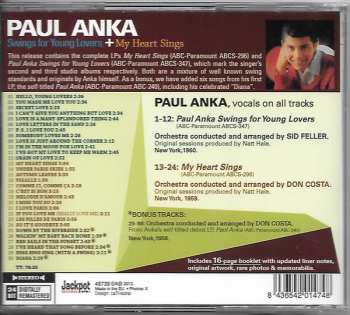 CD Paul Anka: Songs For Young Lovers + My Heart Sings