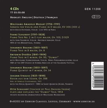 4CD/Dobozkészlet David Oistrach: Paul Badura-Skoda And Friends. Chamber Music