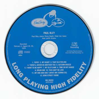 CD Paul Bley: Paul Bley