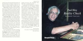 CD Paul Bley: Reality Check