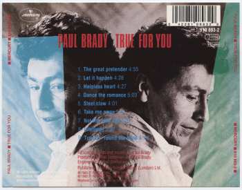 CD Paul Brady: True For You