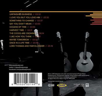 CD Paul Brady: Unfinished Business