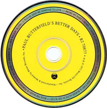 CD Paul Butterfield: Paul Butterfield's Better Days
