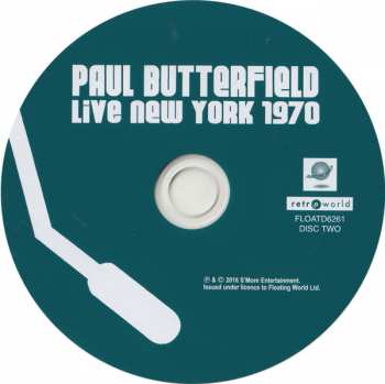 2CD Paul Butterfield: Live New York 1970