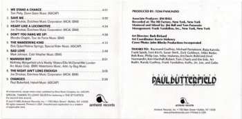 CD Paul Butterfield: The Legendary Paul Butterfield Rides Again