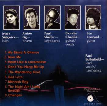 CD Paul Butterfield: The Legendary Paul Butterfield Rides Again