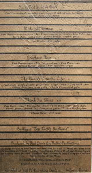 2CD Paul Davis: Ride 'em Cowboy / Paul Davis (1980) / Cool Night