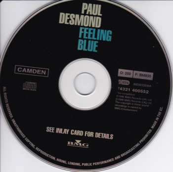 CD Paul Desmond: Feeling Blue