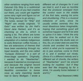 4CD/Dobozkészlet Paul Desmond Jim Hall Quartet: Complete Recordings