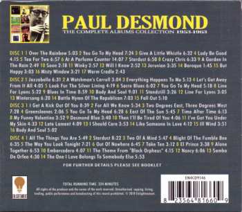 4CD/Dobozkészlet Paul Desmond: The Complete Albums Collection 1953-1963