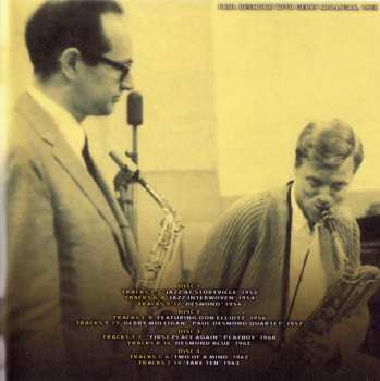 4CD/Dobozkészlet Paul Desmond: The Complete Albums Collection 1953-1963