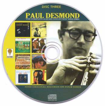 4CD/Dobozkészlet Paul Desmond: The Complete Albums Collection 1953-1963