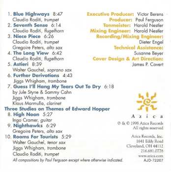 CD Claudio Roditi: Blue Highways (The Music of Paul Ferguson)